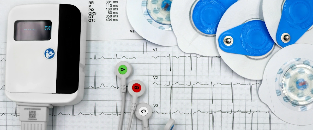Monitoraggio Holter su un paziente durante le attività quotidiane