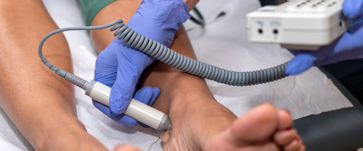 Esame ecografico vascolare agli arti inferiori